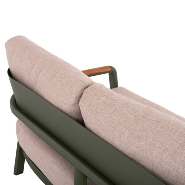 ΣΕΤ ΣΑΛΟΝΙ ΕΞ.ΧΩΡΟΥ 4ΤΜΧ ELARA HM6195.06 ΠΡΑΣΙΝΟ ΑΛΟΥΜΙΝΙΟ-ΜΠΕΖ OLEFIN-TEAK ΦΥΣΙΚΟ - Image 8