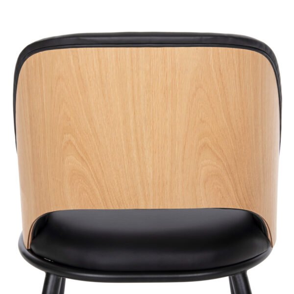 ΣΕΤ ΤΡΑΠΕΖΑΡΙΑ ΕΣΩΤ. ΧΩΡΟΥ 5ΤΜΧ HM11971 ΤΡΑΠΕΖΙ DENTY & 4 ΚΑΡΕΚΛΕΣ DELF(ΟΑΚ-ΜΑΥΡΟ) - Image 9