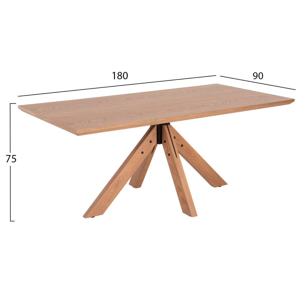 ΣΕΤ ΤΡΑΠΕΖΑΡΙΑ ΕΣΩΤΕΡΙΚΟΥ ΧΩΡΟΥ 7ΤΜΧ HM21042 ΤΡΑΠΕΖΙ PAOLO & 6 ΠΟΛΥΘΡΟΝΑΚΙΑ GAZER - Image 2