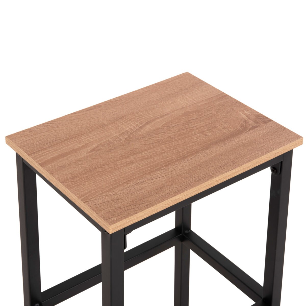 ΣΕΤ ΤΡΑΠΕΖΑΡΙΑ ΜΠΑΡ 5ΤΜΧ BOXY HM9882.01 ΜΑΥΡΟ ΜΕΤΑΛΛΟ-ΜΕΛΑΜΙΝΗ ΣΕ SONAMA - Image 6