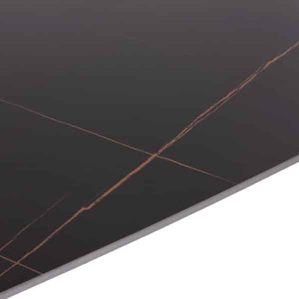 ΣΕΤ ΤΡΑΠΕΖΑΡΙΑΣ 5ΤΜΧ RAVEN HM21067.02 ΚΕΡΑΜΙΚΟ TOP ΜΑΥΡΟ ΜΑΡΜΑΡΟ--ΜΕΤΑΛΛΟ - Image 5