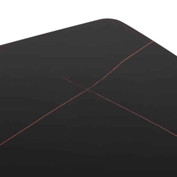 ΣΕΤ ΤΡΑΠΕΖΑΡΙΑΣ 5ΤΜΧ RAVEN HM21072.02 ΚΕΡΑΜΙΚΟ TOP ΜΑΥΡΟ ΜΑΡΜΑΡΟ & 4 ΚΑΡΕΚΛΕΣ - Image 5