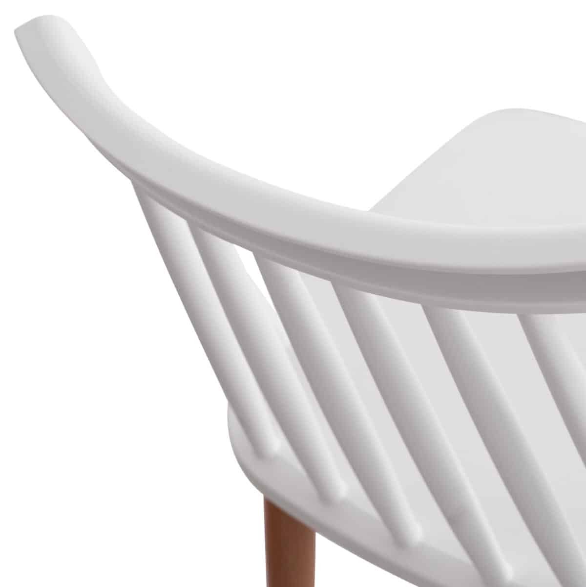 ΣΕΤ ΤΡΑΠΕΖΑΡΙΑΣ 5ΤΜΧ MINIMAL HM21172 MDF TOP ΣΕ ΛΕΥΚΟ-ΣΚΕΛΕΤΟΣ ΣΕ ΦΥΣΙΚΟ ΞΥΛΟΥ - Image 5