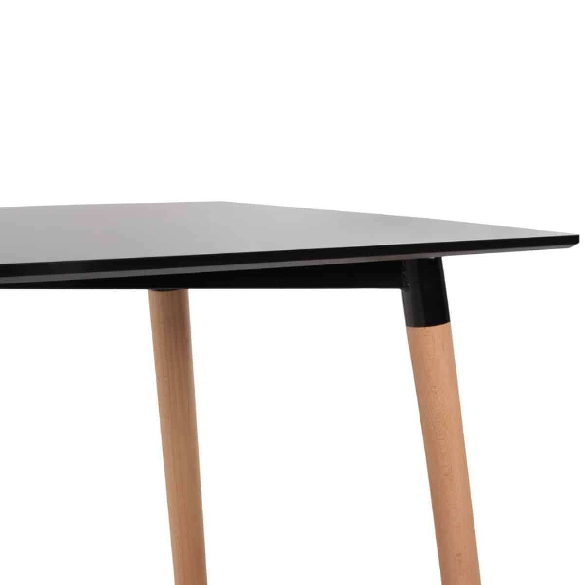 ΣΕΤ ΤΡΑΠΕΖΑΡΙΑΣ 5ΤΜΧ MINIMAL HM21173 MDF TOP ΜΑΥΡΟ-ΒΕΛΟΥΔΟ & ΜΕΤΑΛΛΟ ΜΑΥΡΟ - Image 8