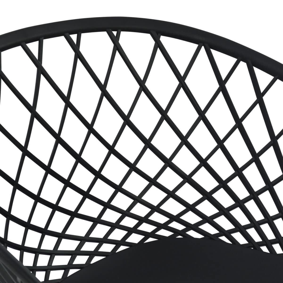 ΣΕΤ ΤΡΑΠΕΖΑΡΙΑΣ 5ΤΜΧ ARIADNE HM21174 MDF TOP & ΠΟΛΥΠΡΟΠΥΛΕΝΙΟ ΣΕ ΜΑΥΡΟ - Image 5