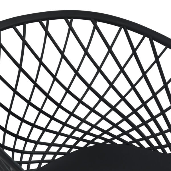 ΣΕΤ ΤΡΑΠΕΖΑΡΙΑΣ 5ΤΜΧ ARIADNE HM21174 MDF TOP & ΠΟΛΥΠΡΟΠΥΛΕΝΙΟ ΣΕ ΜΑΥΡΟ - Image 5