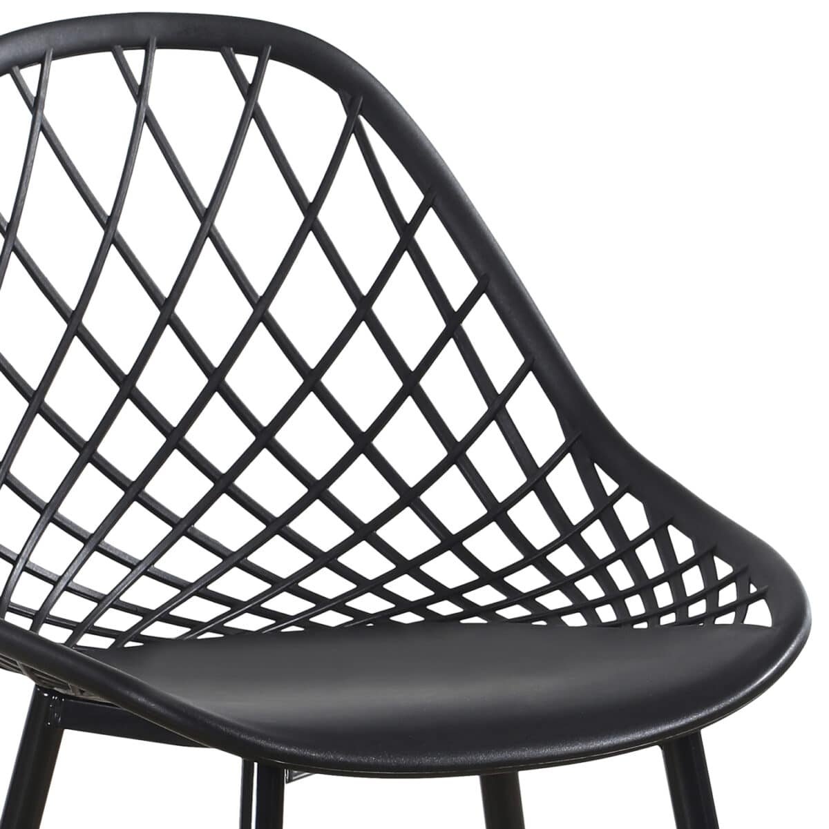 ΣΕΤ ΤΡΑΠΕΖΑΡΙΑΣ 5ΤΜΧ LIO HM21175 MDF TOP & ΠΟΛΥΠΡΟΠΥΛΕΝΙΟ ΣΕ ΜΑΥΡΟ - Image 4