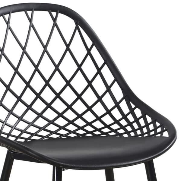 ΣΕΤ ΤΡΑΠΕΖΑΡΙΑΣ 5ΤΜΧ LIO HM21175 MDF TOP & ΠΟΛΥΠΡΟΠΥΛΕΝΙΟ ΣΕ ΜΑΥΡΟ - Image 4