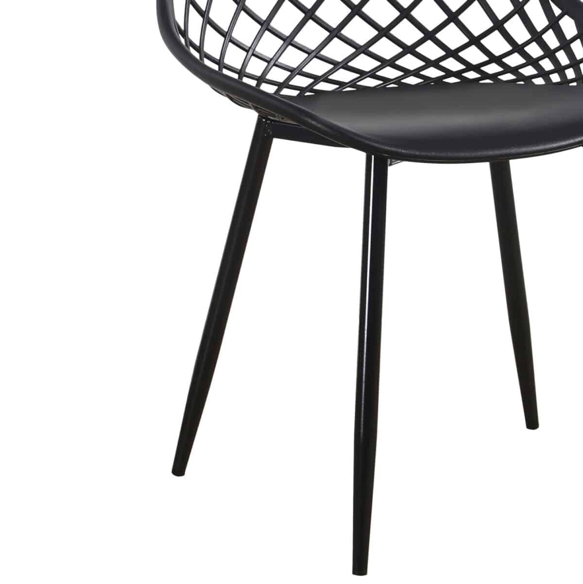 ΣΕΤ ΤΡΑΠΕΖΑΡΙΑΣ 5ΤΜΧ LIO HM21175 MDF TOP & ΠΟΛΥΠΡΟΠΥΛΕΝΙΟ ΣΕ ΜΑΥΡΟ - Image 6