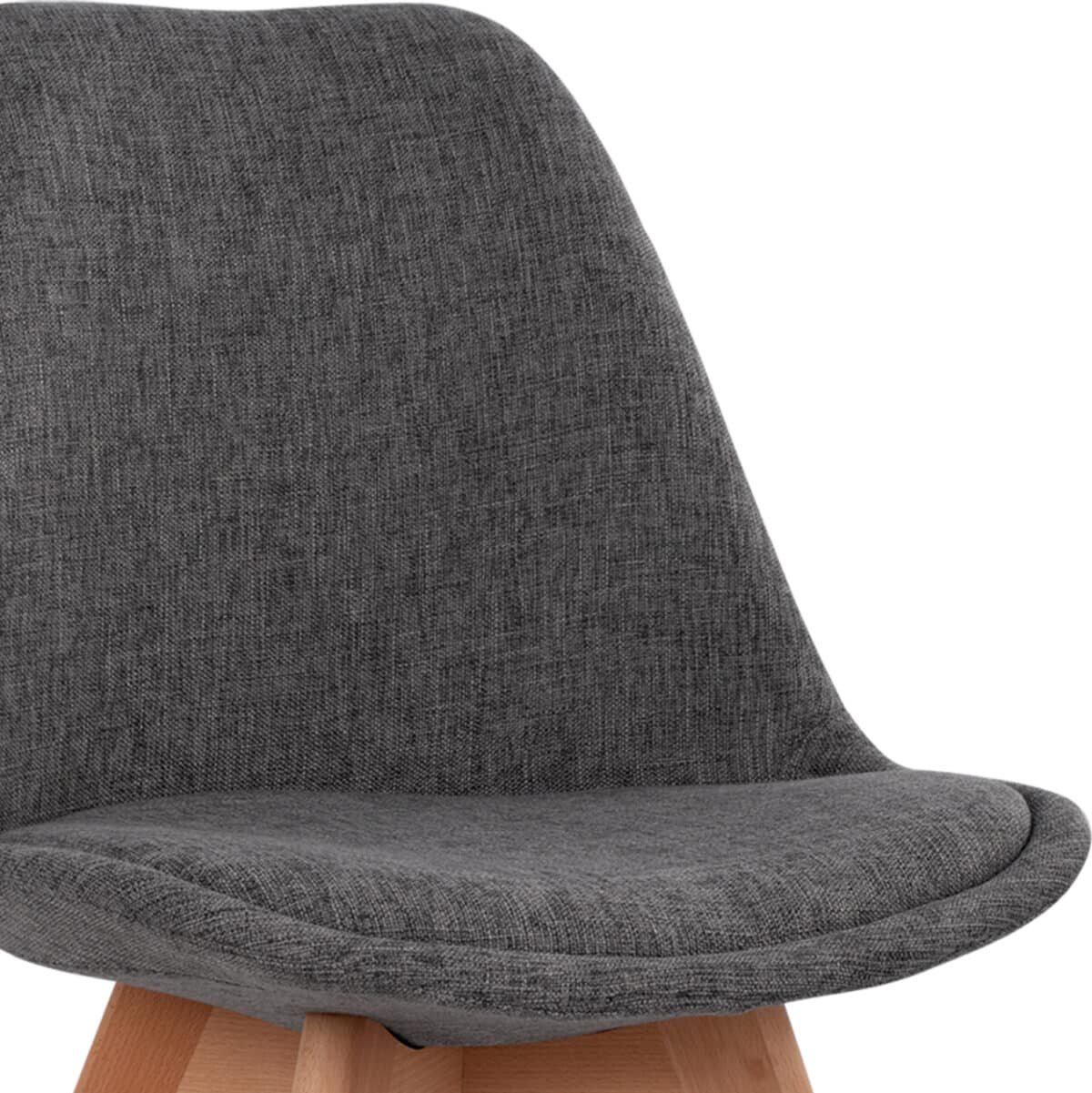 ΣΕΤ ΤΡΑΠΕΖΑΡΙΑΣ 5ΤΜΧ VEGAS HM21177 MDF TOP ΣΕ ΓΚΡΙ--ΥΦΑΣΜΑ ΣΕ ΓΚΡΙ - Image 4