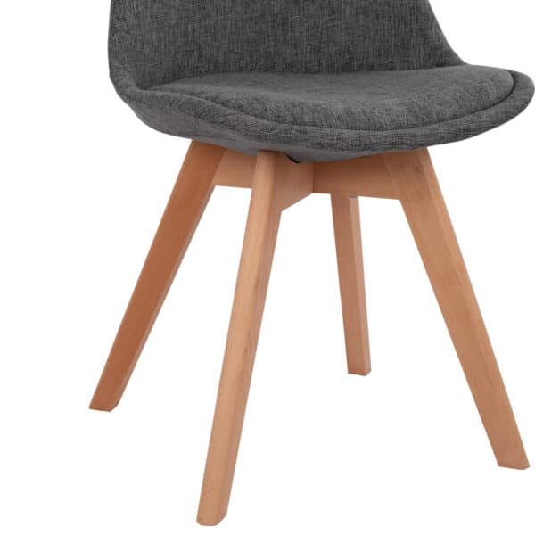 ΣΕΤ ΤΡΑΠΕΖΑΡΙΑΣ 5ΤΜΧ VEGAS HM21177 MDF TOP ΣΕ ΓΚΡΙ--ΥΦΑΣΜΑ ΣΕ ΓΚΡΙ - Image 6