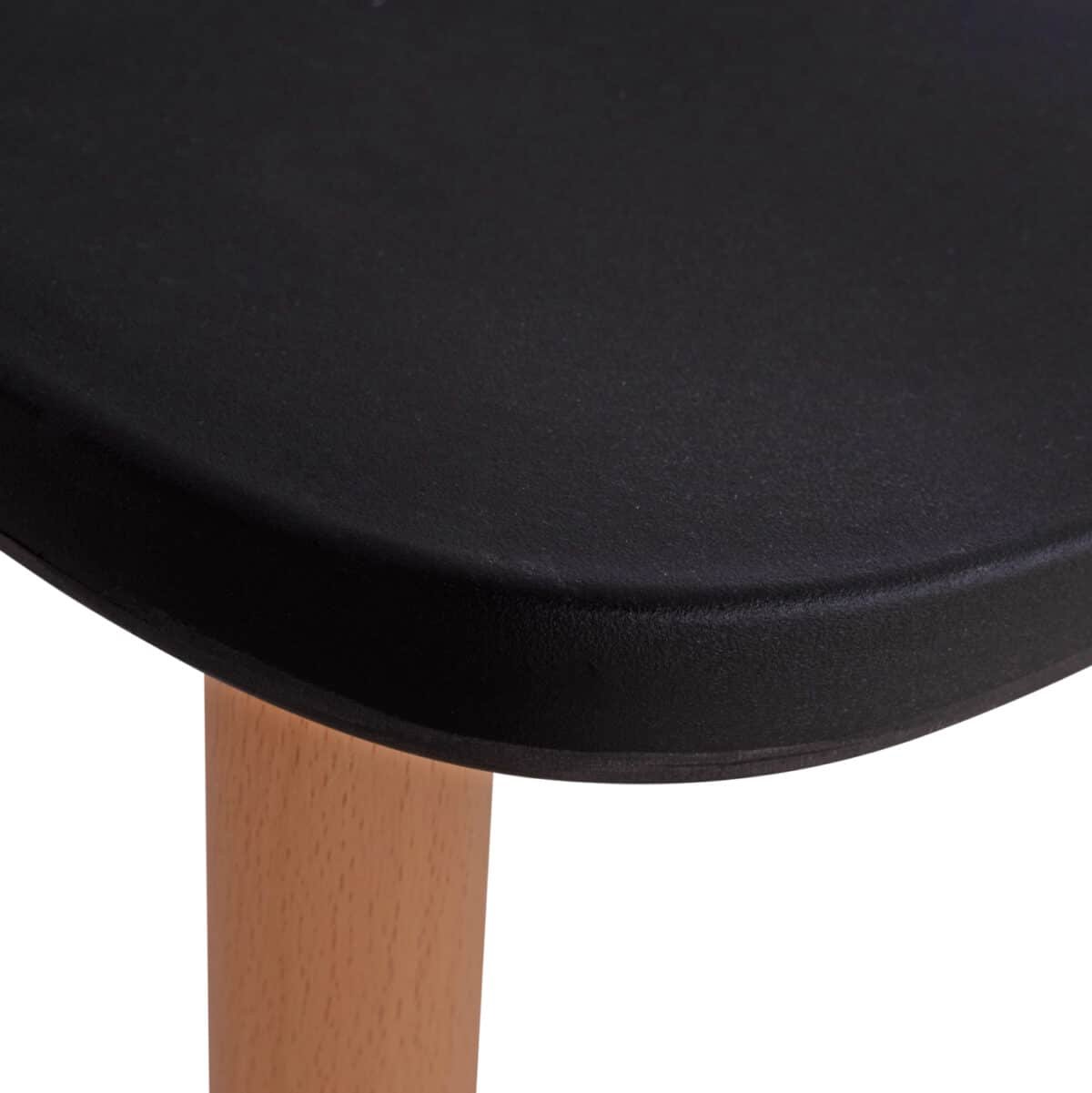 ΣΕΤ ΤΡΑΠΕΖΑΡΙΑΣ 5ΤΜΧ MINIMAL HM21178 MDF TOP ΣΕ ΜΑΥΡΟ-ΣΚΕΛΕΤΟΣ ΣΕ ΦΥΣΙΚΟ ΞΥΛΟΥ - Image 4