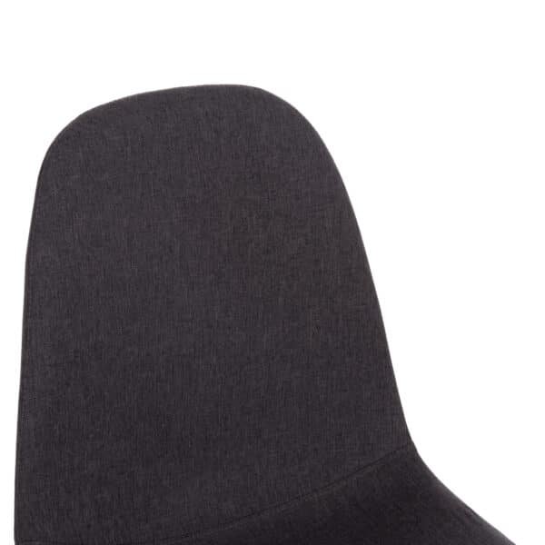 ΣΕΤ ΤΡΑΠΕΖΑΡΙΑΣ 5ΤΜΧ MINARDO HM21179 MDF TOP ΣΕ ΜΑΥΡΟ--ΣΚΟΥΡΟ ΓΚΡΙ ΥΦΑΣΜΑ - Image 4