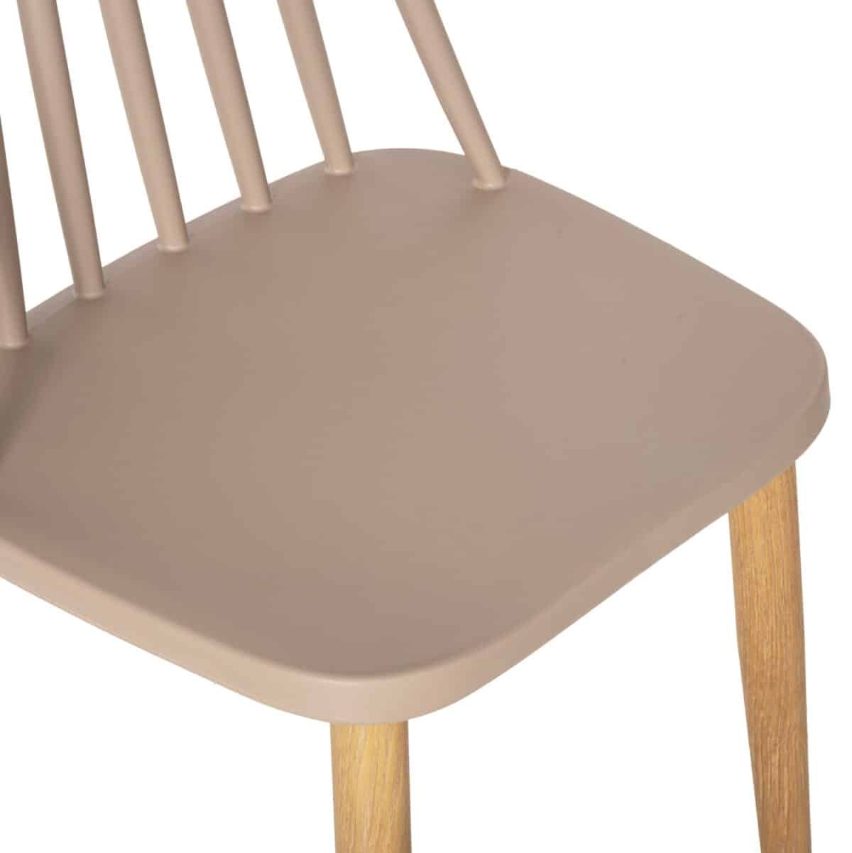 ΣΕΤ ΤΡΑΠΕΖΑΡΙΑΣ 5ΤΜΧ VANESSA HM21181 MDF TOP ΣΕ ΦΥΣΙΚΟ-ΣΚΕΛΕΤΟΣ ΣΕ ΦΥΣΙΚΟ - Image 5