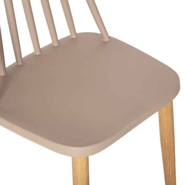 ΣΕΤ ΤΡΑΠΕΖΑΡΙΑΣ 5ΤΜΧ VANESSA HM21181 MDF TOP ΣΕ ΦΥΣΙΚΟ-ΣΚΕΛΕΤΟΣ ΣΕ ΦΥΣΙΚΟ - Image 5