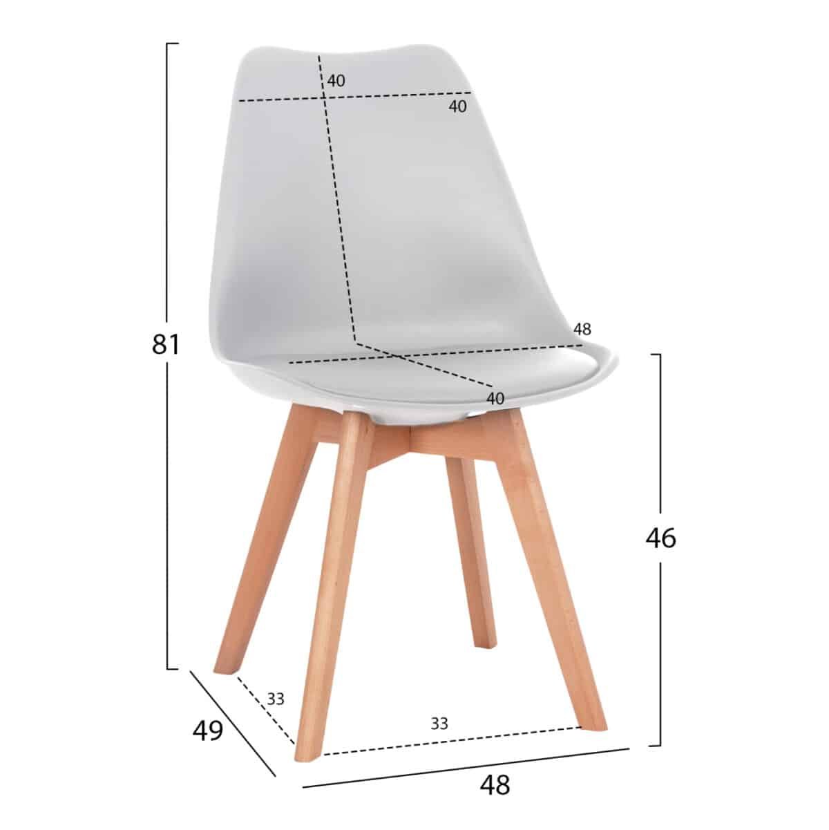 ΣΕΤ ΤΡΑΠΕΖΑΡΙΑΣ 5ΤΜΧ VEGAS HM21184 MDF TOP ΣΕ ΛΕΥΚΟ--ΠΟΔΙΑ ΟΞΙΑΣ - Image 3