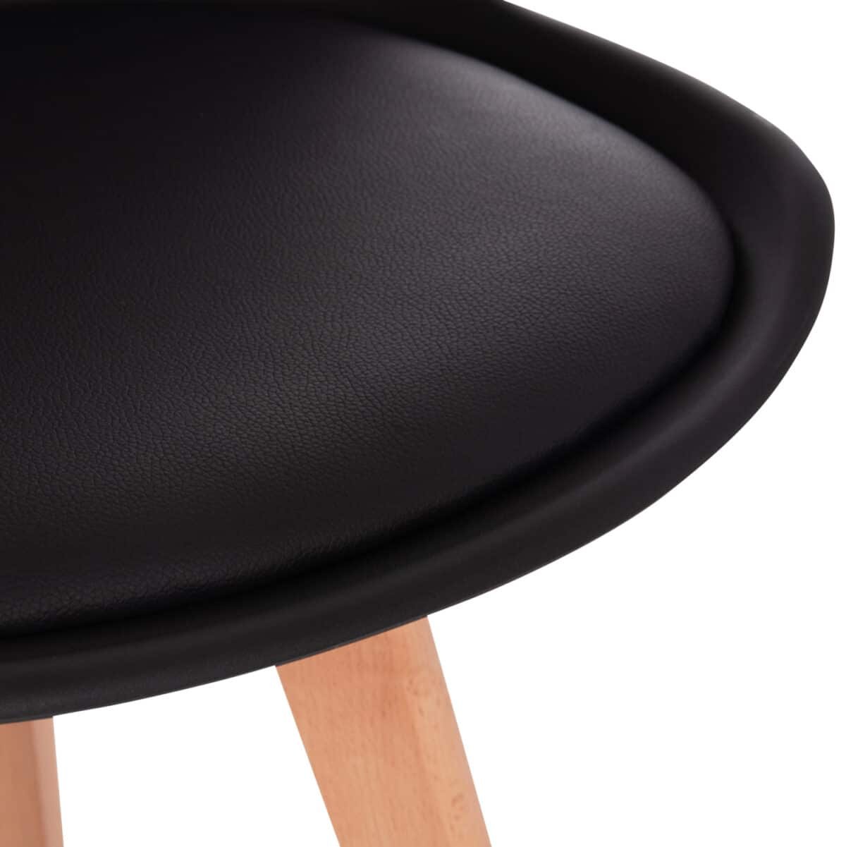 ΣΕΤ ΤΡΑΠΕΖΑΡΙΑΣ 5ΤΜΧ VEGAS HM21185 MDF TOP ΣΕ ΣΚΟΥΡΟ ΓΚΡΙ--ΠΟΔΙΑ ΟΞΙΑΣ - Image 5