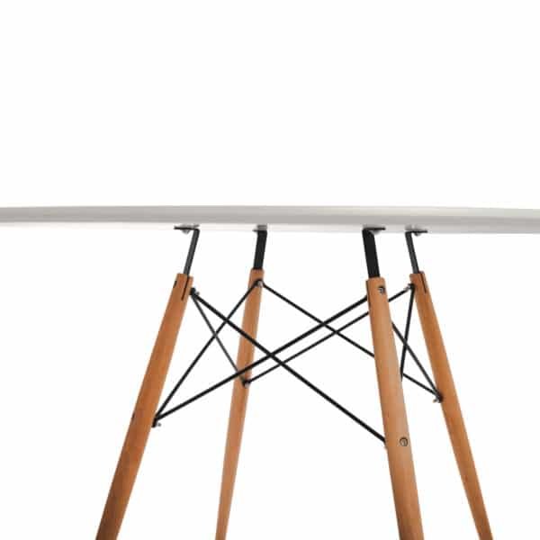 ΣΕΤ ΤΡΑΠΕΖΑΡΙΑΣ 5ΤΜΧ MAGGIE HM21186 MDF TOP & ΠΟΛΥΠΡΟΠΥΛΕΝΙΟ ΣΕ ΛΕΥΚΟ ΧΡΩΜΑ - Image 6