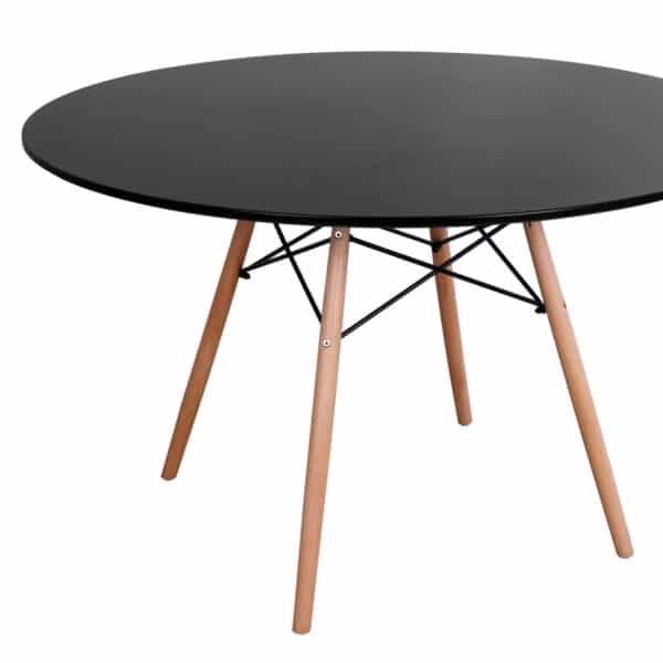 ΣΕΤ ΤΡΑΠΕΖΑΡΙΑΣ 5ΤΜΧ MAGGIE HM21187 MDF TOP & ΠΟΛΥΠΡΟΠΥΛΕΝΙΟ ΣΕ ΜΑΥΡΟ ΧΡΩΜΑ - Image 7