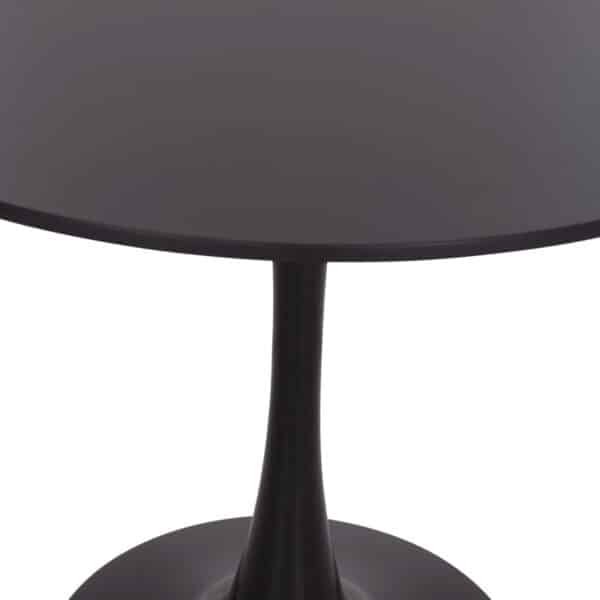 ΣΕΤ ΤΡΑΠΕΖΑΡΙΑΣ 5ΤΜΧ BROLIN HM21191 MDF TOP-ΜΕΤΑΛΛΙΚΑ ΠΟΔΙΑ-ΒΕΛΟΥΔΟ--ΜΑΥΡΟ - Image 6