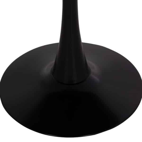 ΣΕΤ ΤΡΑΠΕΖΑΡΙΑΣ 5ΤΜΧ BROLIN HM21191 MDF TOP-ΜΕΤΑΛΛΙΚΑ ΠΟΔΙΑ-ΒΕΛΟΥΔΟ--ΜΑΥΡΟ - Image 7