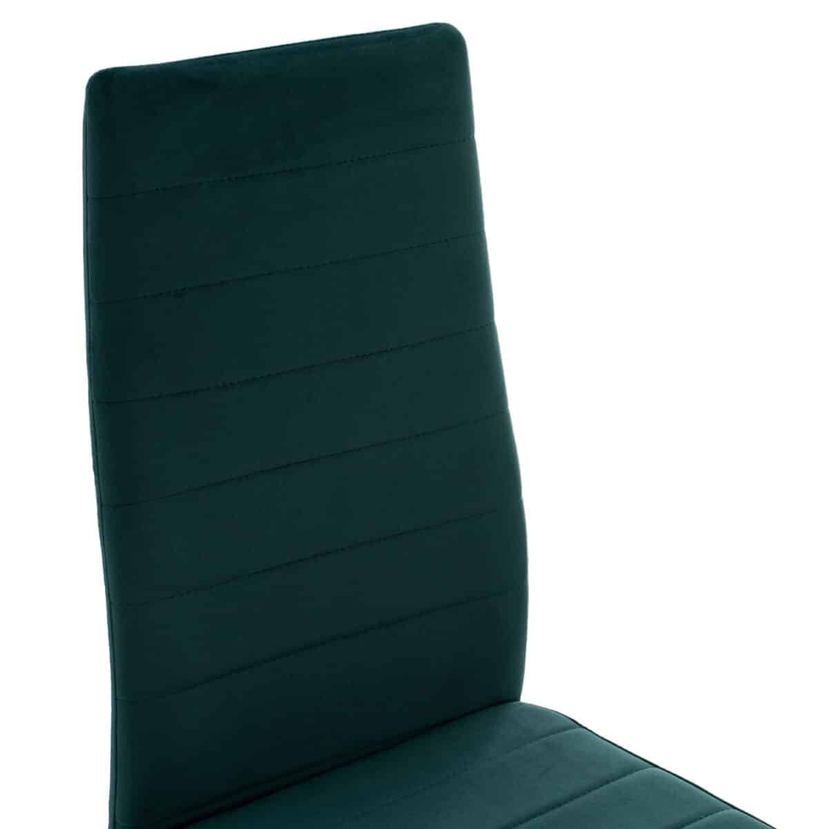 ΣΕΤ ΤΡΑΠΕΖΑΡΙΑΣ 5ΤΜΧ LADY HM21199.03 ΓΥΑΛΙ--ΜΕΤΑΛΛΟ ΣΕ ΜΑΥΡΟ & ΒΕΛΟΥΔΟ ΚΥΠΑΡΙΣΣΙ - Image 6