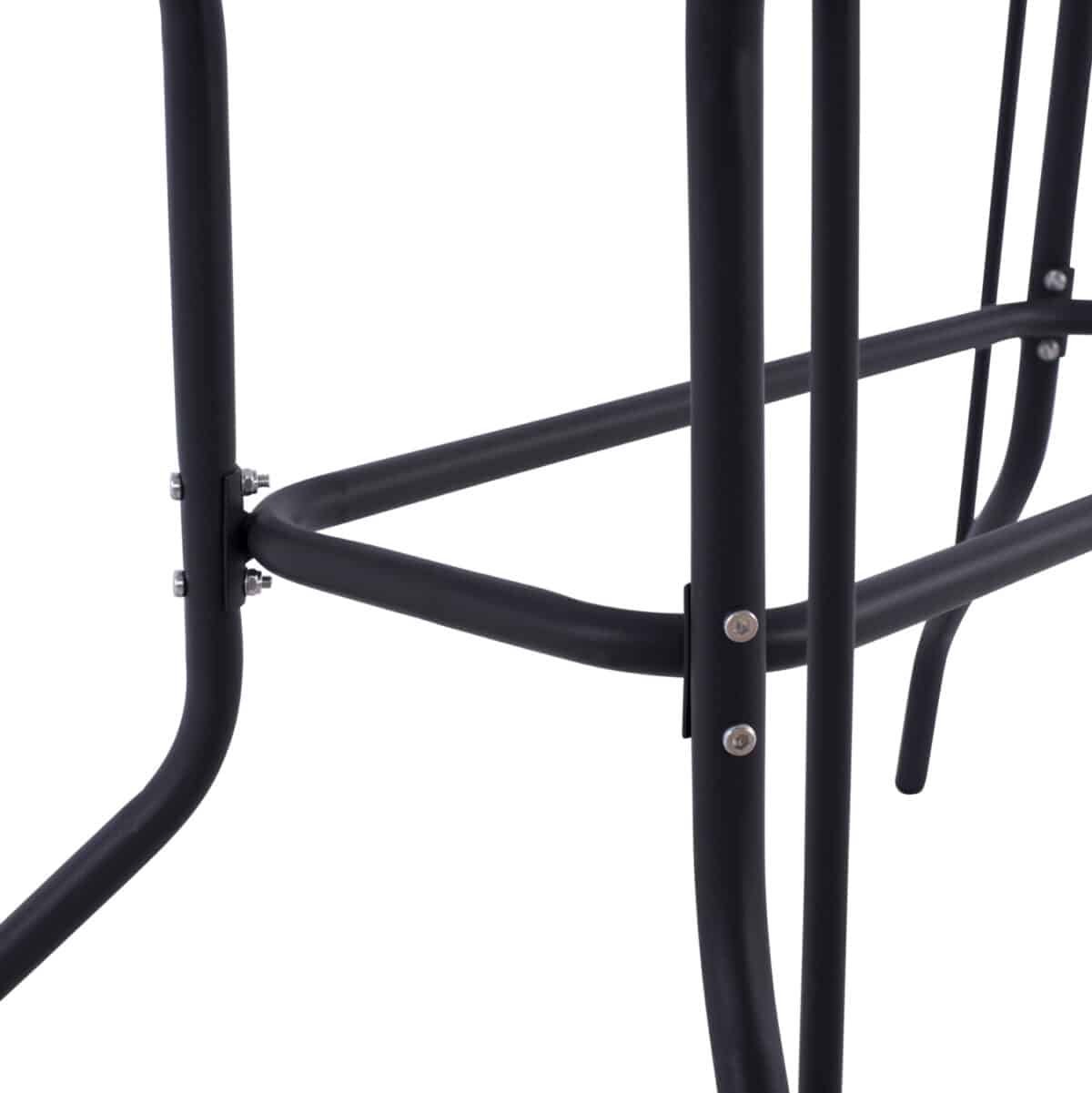 ΣΕΤ ΤΡΑΠΕΖΑΡΙΑΣ 5ΤΜΧ ADAM HM21219 ΚΑΡΕΚΛΕΣ ΜΕΤΑΛΛΙΚΕΣ & ΤΡΑΠΕΖΙ 110x60 ΓΚΡΙ - Image 7