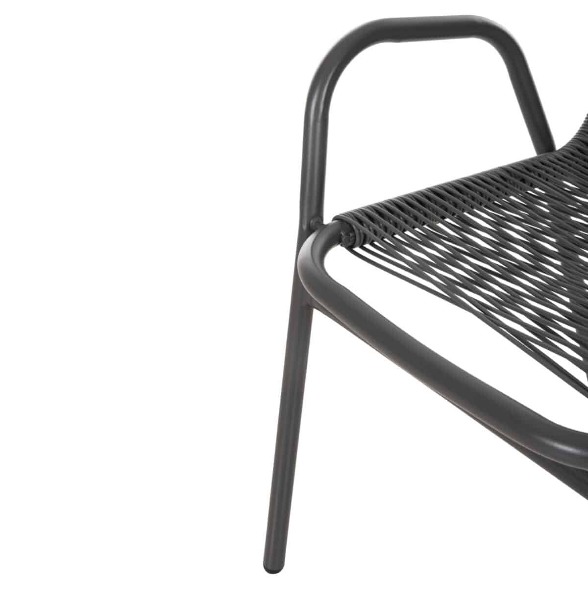 ΣΕΤ ΤΡΑΠΕΖΑΡΙΑΣ 5ΤΜΧ AVRIL HM21221 ΚΑΡΕΚΛΕΣ ΜΕΤΑΛΛΙΚΕΣ & ΤΡΑΠΕΖΙ 110x60 ΓΚΡΙ - Image 5