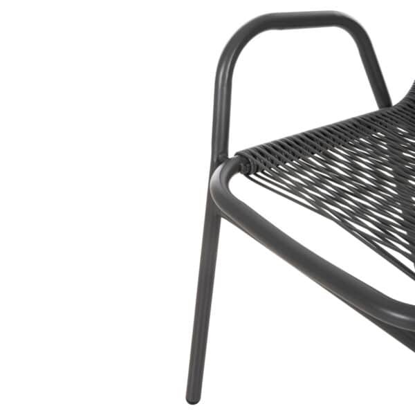 ΣΕΤ ΤΡΑΠΕΖΑΡΙΑΣ 5ΤΜΧ AVRIL HM21221 ΚΑΡΕΚΛΕΣ ΜΕΤΑΛΛΙΚΕΣ & ΤΡΑΠΕΖΙ 110x60 ΓΚΡΙ - Image 5