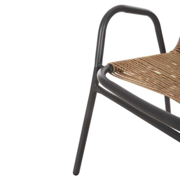 ΣΕΤ ΤΡΑΠΕΖΑΡΙΑΣ 5ΤΜΧ AVRIL HM21221.01 ΚΑΡΕΚΛΕΣ ΜΕΤΑΛ. & ΤΡΑΠΕΖΙ 110x60 ΓΚΡΙ-ΦΥΣΙΚΟ - Image 5