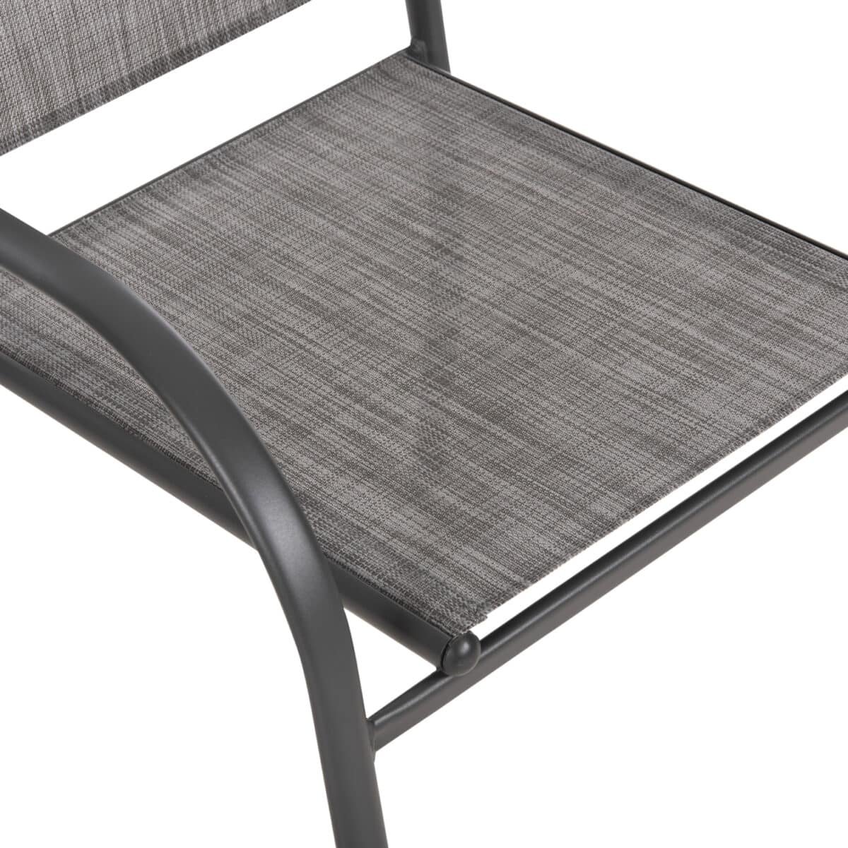 ΣΕΤ ΤΡΑΠΕΖΑΡΙΑΣ 5ΤΜΧ REDAN HM21223 ΤΡΑΠΕΖΙ & 4 ΠΟΛΥΘΡΟΝΕΣ ΣΕ ΓΚΡΙ - Image 4