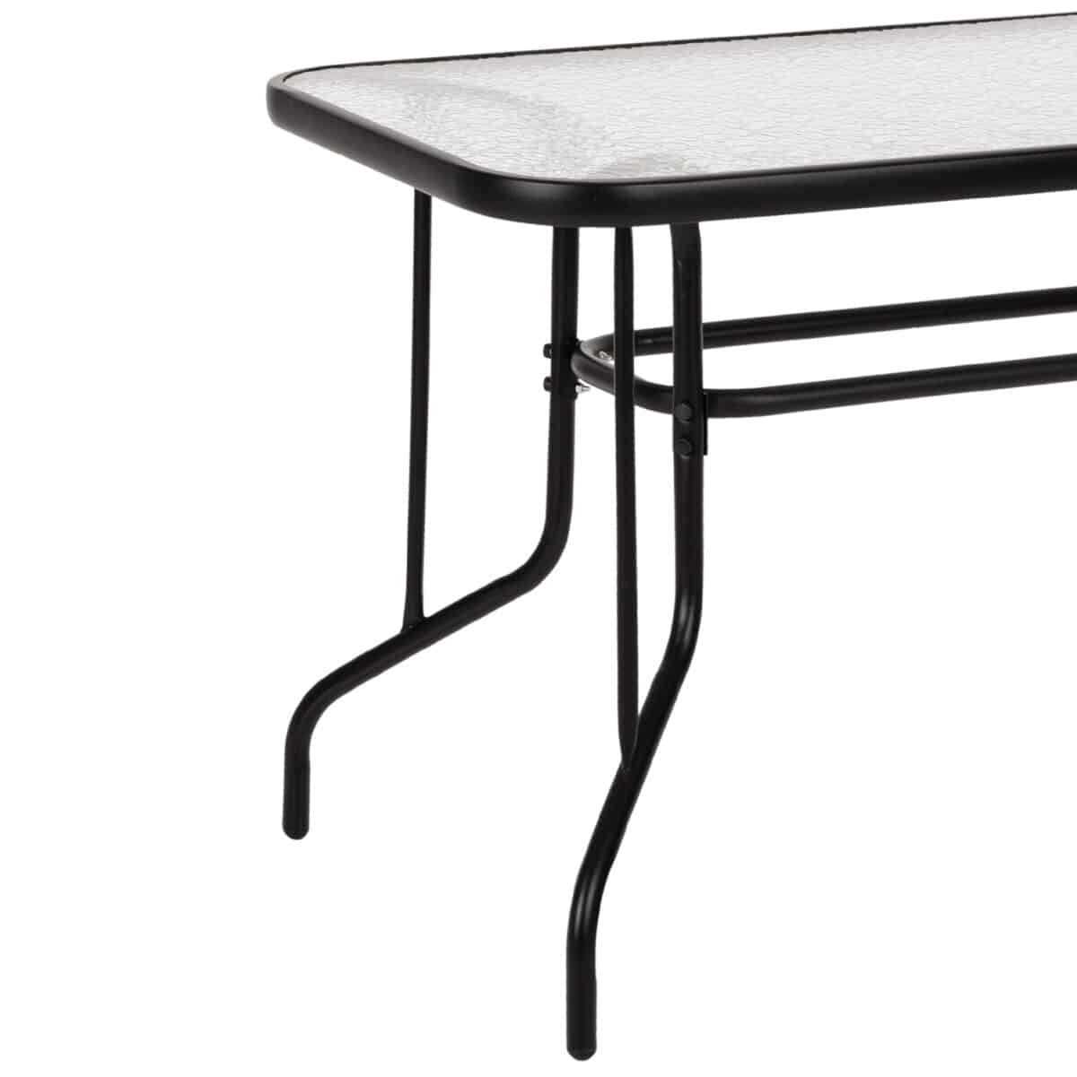 ΣΕΤ ΤΡΑΠΕΖΑΡΙΑΣ 5ΤΜΧ REDAN HM21223.01 ΤΡΑΠΕΖΙ & 4 ΠΟΛΥΘΡΟΝΕΣ ΣΕ ΜΑΥΡΟ - Image 7