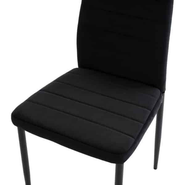 ΣΕΤ ΤΡΑΠΕΖΑΡΙΑΣ 5ΤΜΧ RAVEN HM21224.02 ΚΕΡΑΜΙΚΟ TOP ΜΑΥΡΟ ΜΑΡΜΑΡΟ--ΒΕΛΟΥΔΟ ΜΑΥΡΟ - Image 7