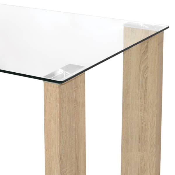 ΣΕΤ ΤΡΑΠΕΖΑΡΙΑΣ 5ΤΜΧ LEOMOR HM21270.02 ΤΡΑΠΕΖΙ & 4 ΚΑΡΕΚΛΕΣ - ΚΑΦΕ ΥΦΑΣΜΑ - Image 4