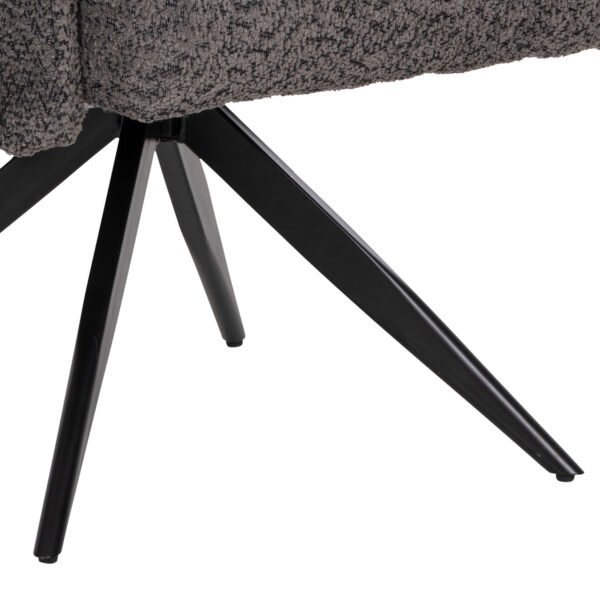 ΣΕΤ ΤΡΑΠΕΖΑΡΙΑΣ 7ΤΜΧ RUBBY HM21044 ΤΡΑΠΕΖΙ ΜΕ ΚΕΡΑΜΙΚΟ TOP-6 ΠΟΛΥΘΡΟΝΑΚΙΑ ΓΚΡΙ - Image 7