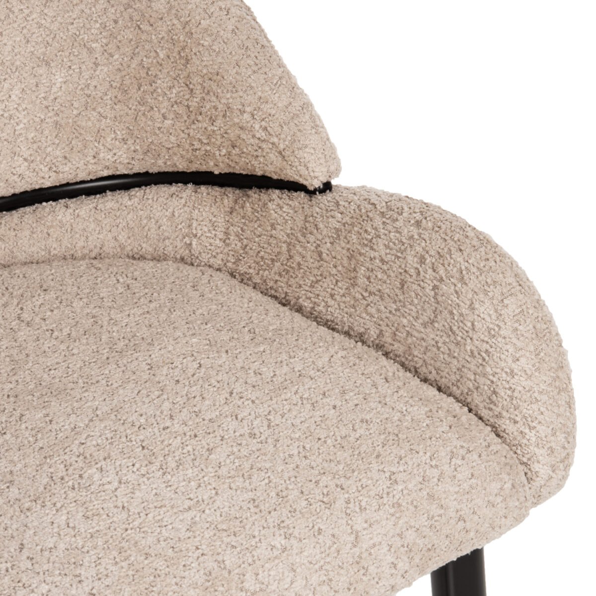 ΣΕΤ ΤΡΑΠΕΖΑΡΙΑΣ 7ΤΜΧ POSE HM21046 ΤΡΑΠΕΖΙ ΜΕ ΚΕΡΑΜΙΚΟ TOP-6 ΚΑΡΕΚΛΕΣ ΕΚΡΟΥ - Image 7