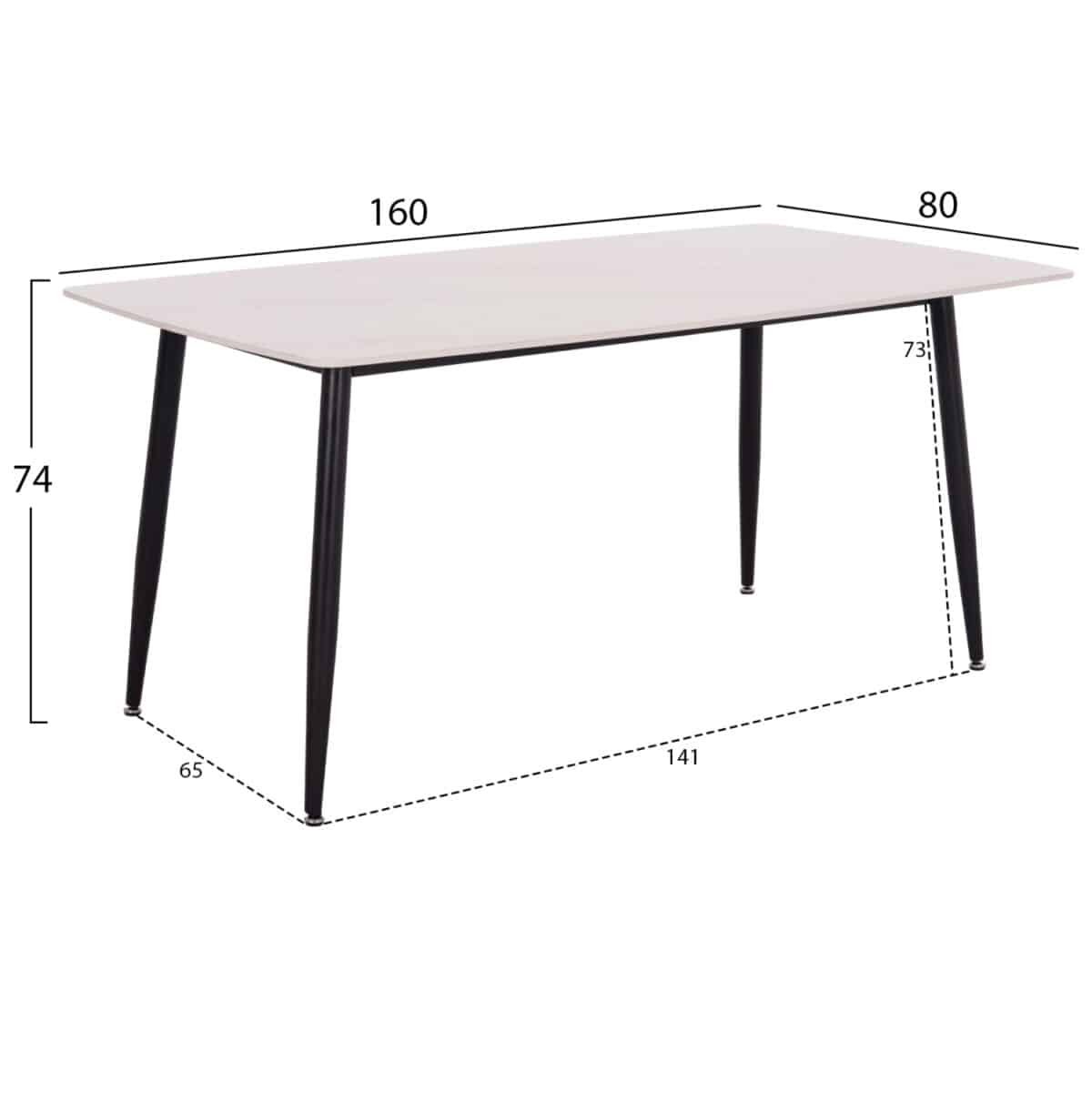 ΣΕΤ ΤΡΑΠΕΖΑΡΙΑΣ 7ΤΜΧ RAVEN HM21070.01 ΚΕΡΑΜΙΚΟ TOP--4 ΚΑΡΕΚΛΕΣ & 2 ΠΟΛΥΘΡΟΝΕΣ ΕΚΡΟΥ - Image 2
