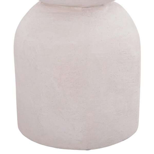 ΣΚΑΜΠΟ ΣΕΙΡΑ SANTORINI HM18041 ΠΟΛΥΡΗΤΙΝΗ ΣΕ ΥΠΟΛΕΥΚΟ Φ30,5x46Υεκ - Image 6