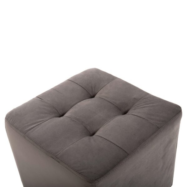 ΣΚΑΜΠΩ PUNK HM264.11 ΓΚΡΙ ΒΕΛΟΥΔΟ 39Χ39Χ36Υεκ. - Image 6