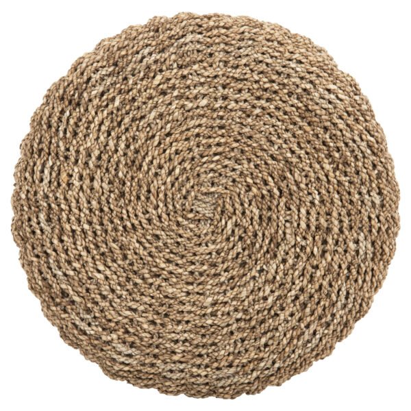 ΣΚΑΜΠΟ BEAM HM7827.01 ΞΥΛΟ ΤΕΑΚ ΚΑΙ SEAGRASS ΣΕ ΦΥΣΙΚΟ & ΛΕΥΚΟ Φ42x46Yεκ. - Image 5