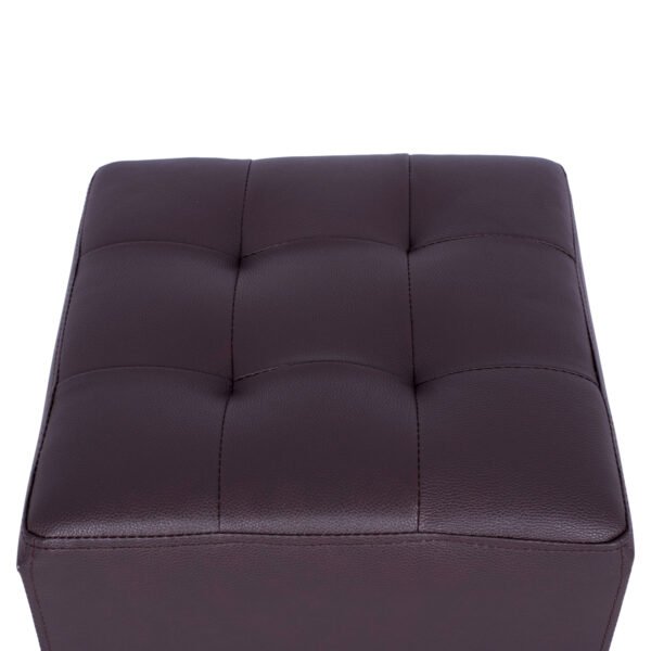 ΣΚΑΜΠΩ ΜΕ PU ΚΑΦΕ PUNK HM264.03 37x37x35εκ - Image 4