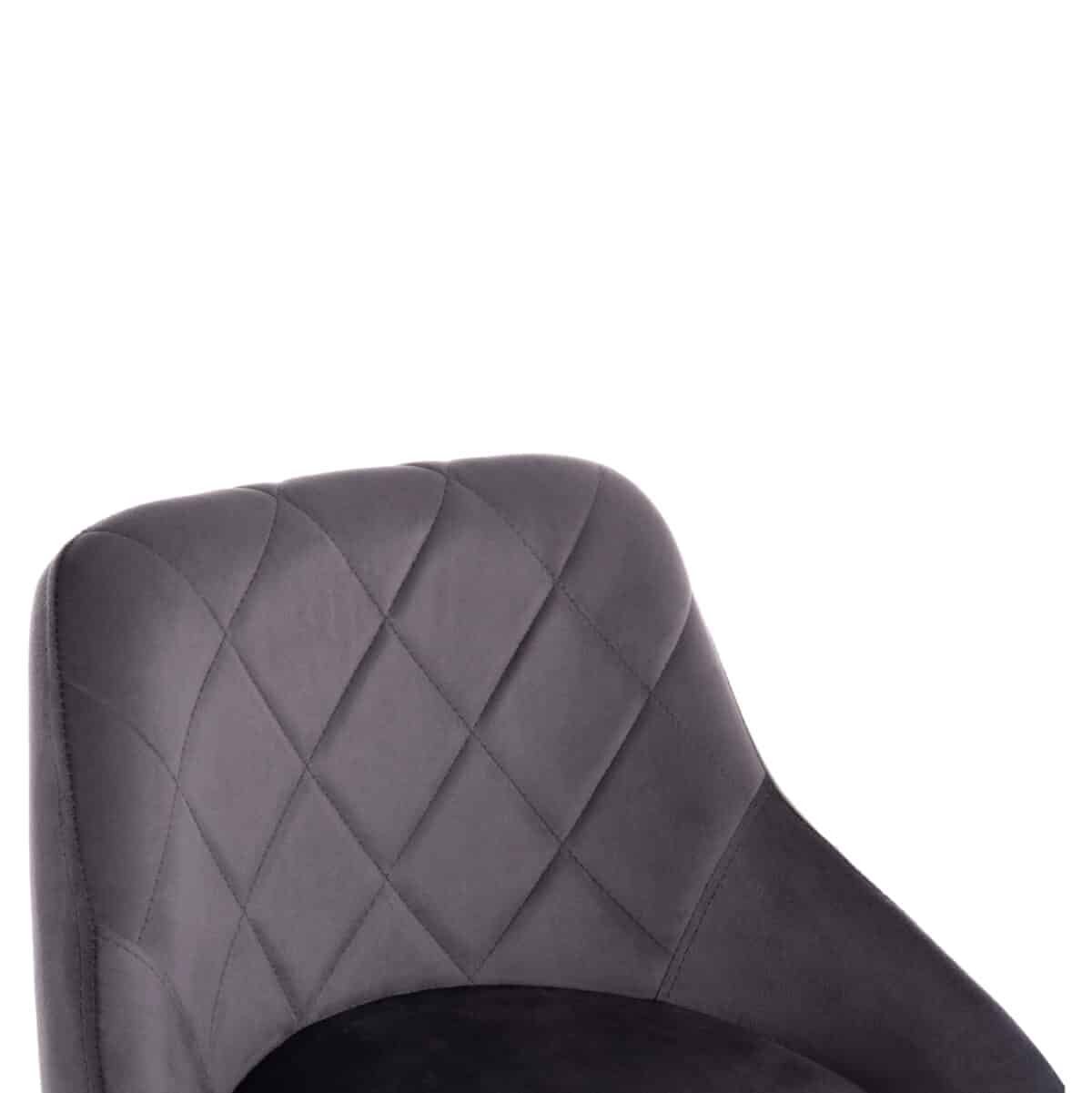 ΣΚΑΜΠΟ ΜΠΑΡ ROSE HM204.41 ΜΕ ΑΜΟΡΤΙΣΕΡ ΧΡΩΜΙΟΥ & ΓΚΡΙ ΒΕΛΟΥΔΟ 48x45x105Υεκ. - Image 7