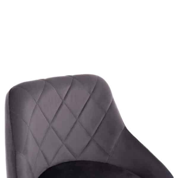 ΣΚΑΜΠΟ ΜΠΑΡ ROSE HM204.41 ΜΕ ΑΜΟΡΤΙΣΕΡ ΧΡΩΜΙΟΥ & ΓΚΡΙ ΒΕΛΟΥΔΟ 48x45x105Υεκ. - Image 7