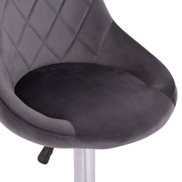 ΣΚΑΜΠΟ ΜΠΑΡ ROSE HM204.41 ΜΕ ΑΜΟΡΤΙΣΕΡ ΧΡΩΜΙΟΥ & ΓΚΡΙ ΒΕΛΟΥΔΟ 48x45x105Υεκ. - Image 8