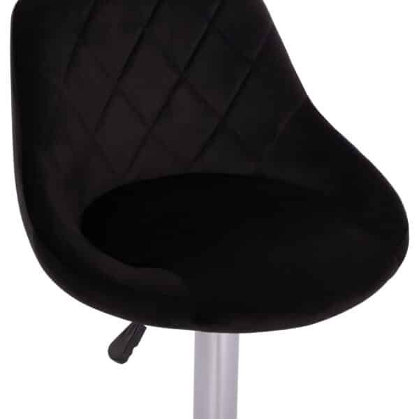 ΣΚΑΜΠΟ ΜΠΑΡ ROSE HM204.44 ΜΕ ΑΜΟΡΤΙΣΕΡ ΧΡΩΜΙΟΥ & ΜΑΥΡΟ ΒΕΛΟΥΔΟ 48x45x105Υεκ. - Image 8