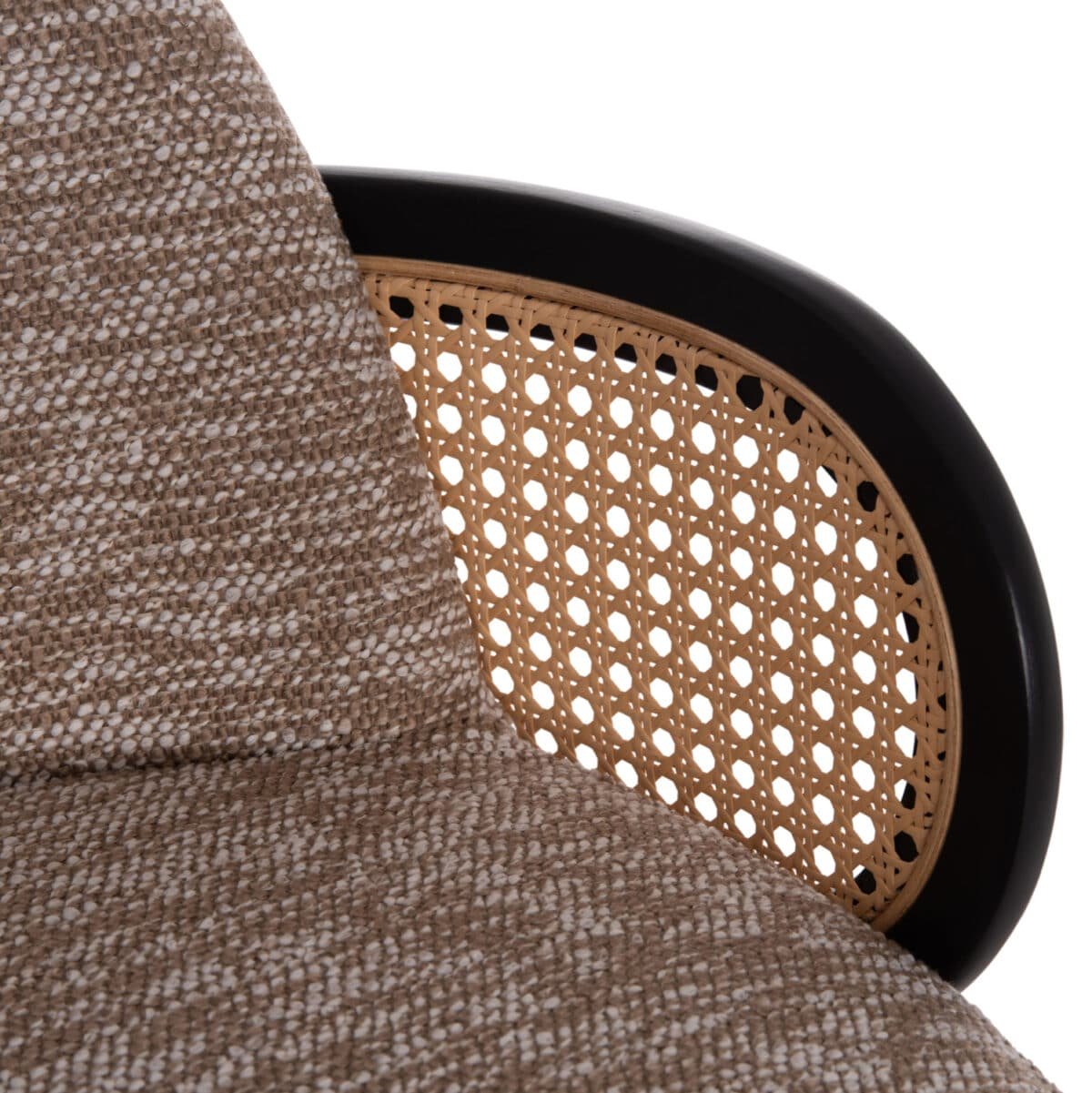 ΣΚΑΜΠΟ ΜΠΑΡ ΠΕΡΙΣΤΡΕΦΟΜΕΝΟ BECKER HM18251.03 PLYWOOD ΜΑΥΡΟ--ΚΑΦΕ ΥΦΑΣΜΑ 50x52x100Υ - Image 8