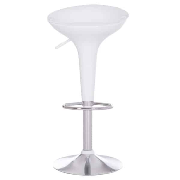 ΣΚΑΜΠΟ ΜΠΑΡ ΠΕΡΙΣΤΡΕΦΟΜΕΝΟ DAISY HM200.22 ABS ΣΕ ΛΕΥΚΟ--ΑΝΑΡΤΗΣΗ 44x38x85Υεκ. - Image 3