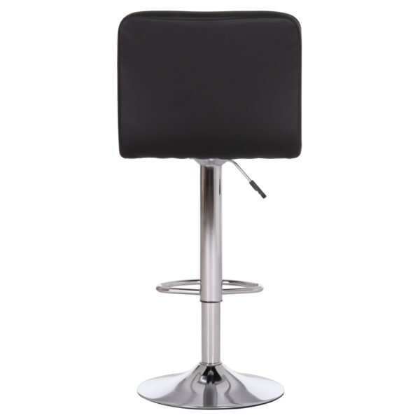 ΣΚΑΜΠΟ ΜΠΑΡ ΠΕΡΙΣΤΡΕΦΟΜΕΝΟ DIANA HM202.21 ΜΑΥΡΟ PU--ΜΕΤΑΛΛΟ ΧΡΩΜΙΟ 44x52x109Υεκ. - Image 6