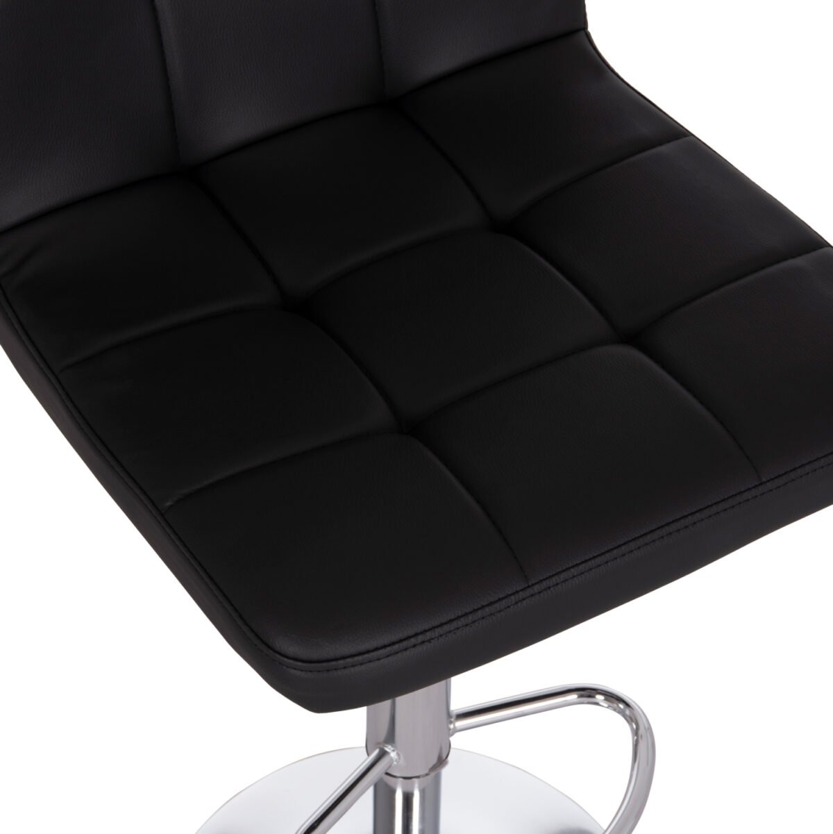 ΣΚΑΜΠΟ ΜΠΑΡ ΠΕΡΙΣΤΡΕΦΟΜΕΝΟ DIANA HM202.21 ΜΑΥΡΟ PU--ΜΕΤΑΛΛΟ ΧΡΩΜΙΟ 44x52x109Υεκ. - Image 8