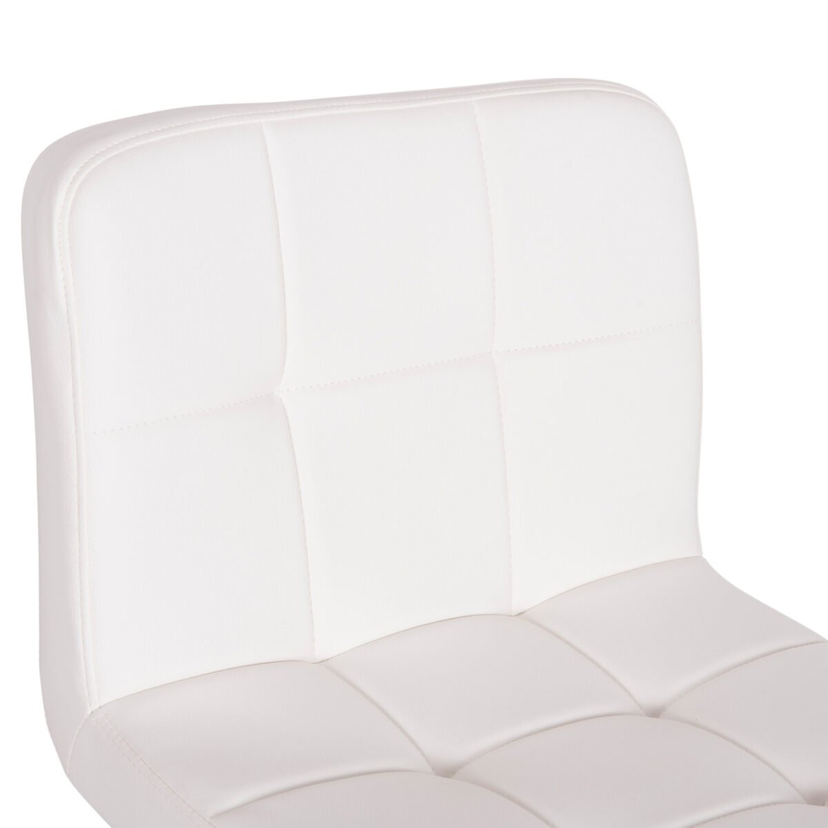 ΣΚΑΜΠΟ ΜΠΑΡ ΠΕΡΙΣΤΡΕΦΟΜΕΝΟ DIANA HM202.22 ΛΕΥΚΟ PU--ΜΕΤΑΛΛΟ ΧΡΩΜΙΟ 44x52x109Υεκ. - Image 7